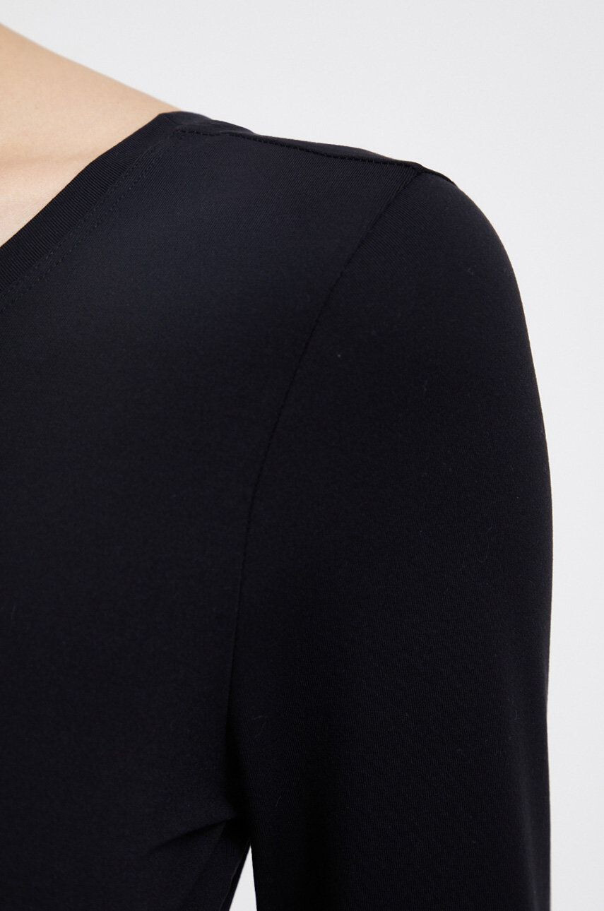 Spanx Funkční prádlo SCOOP NECK LONG SLEEVES BODYSUIT černá barva hladké - Pepit.cz