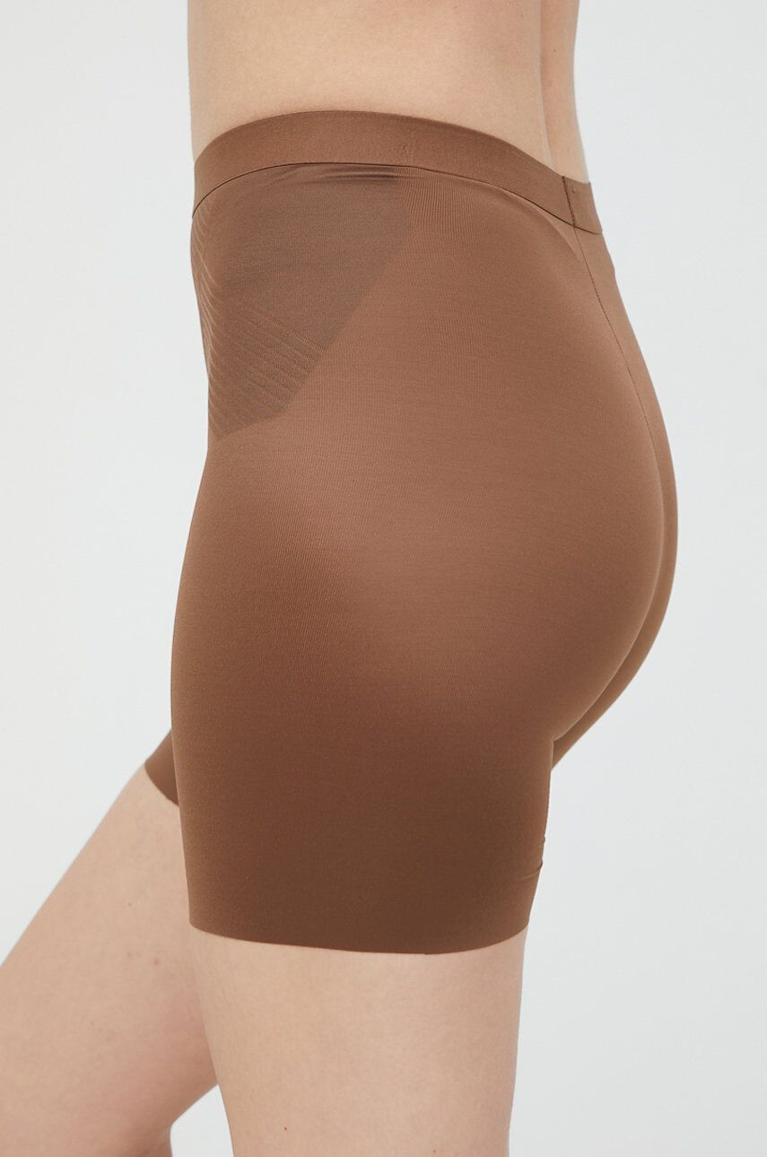 Spanx Modelující šortky dámské hnědá barva - Pepit.cz