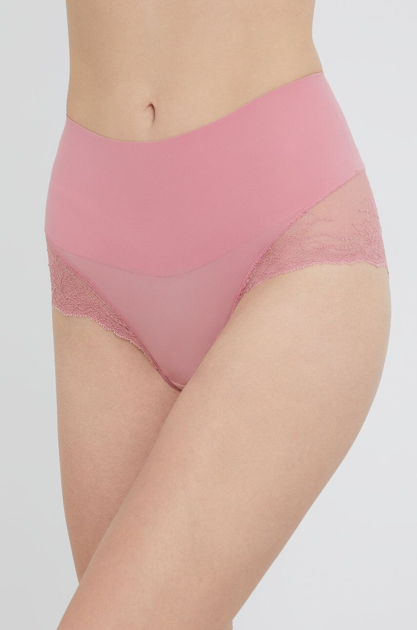 Spanx Tvarující kalhotky růžová barva - Pepit.cz