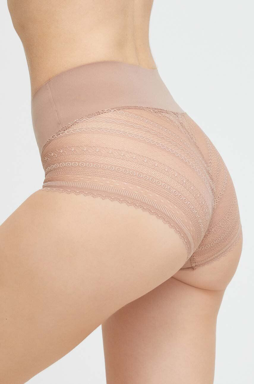 Spanx Tvarující kalhotky Undie-Tectable hnědá barva - Pepit.cz