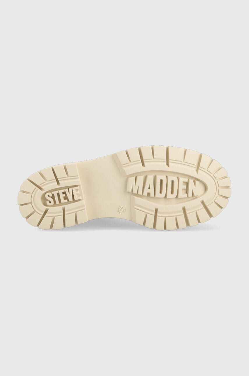 Steve Madden Kožené workery Skylar dámské béžová barva na platformě - Pepit.cz