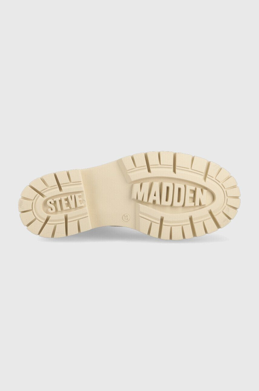 Steve Madden Semišové kotníkové boty Veerly dámské béžová barva na platformě - Pepit.cz