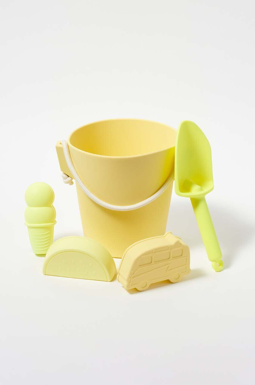 SunnyLife Sada hraček do písku Silicone Bucket & Spade Set 5-pack - Pepit.cz