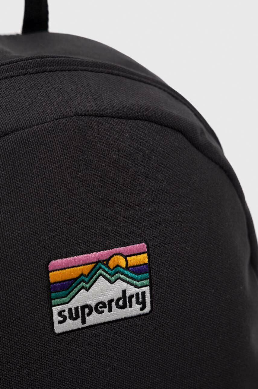 Superdry Batoh dámský šedá barva velký s aplikací - Pepit.cz