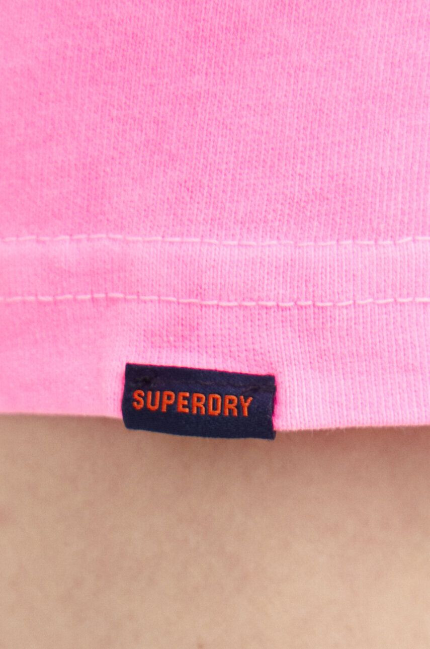 Superdry Bavlněné polo tričko fialová barva - Pepit.cz