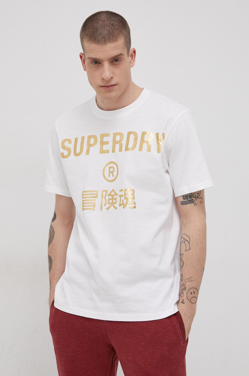 Superdry Bavlněné tričko - Pepit.cz