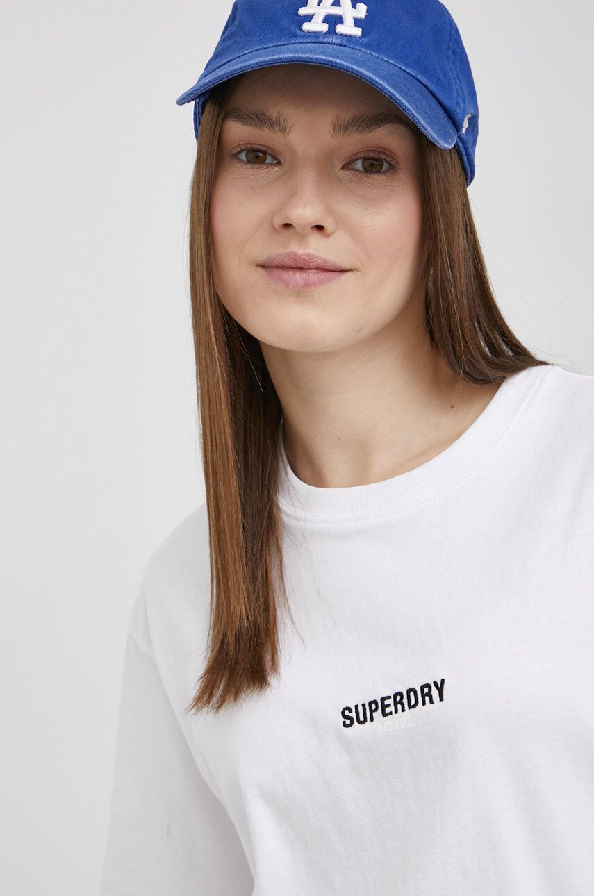 Superdry Bavlněné tričko s potiskem - Pepit.cz