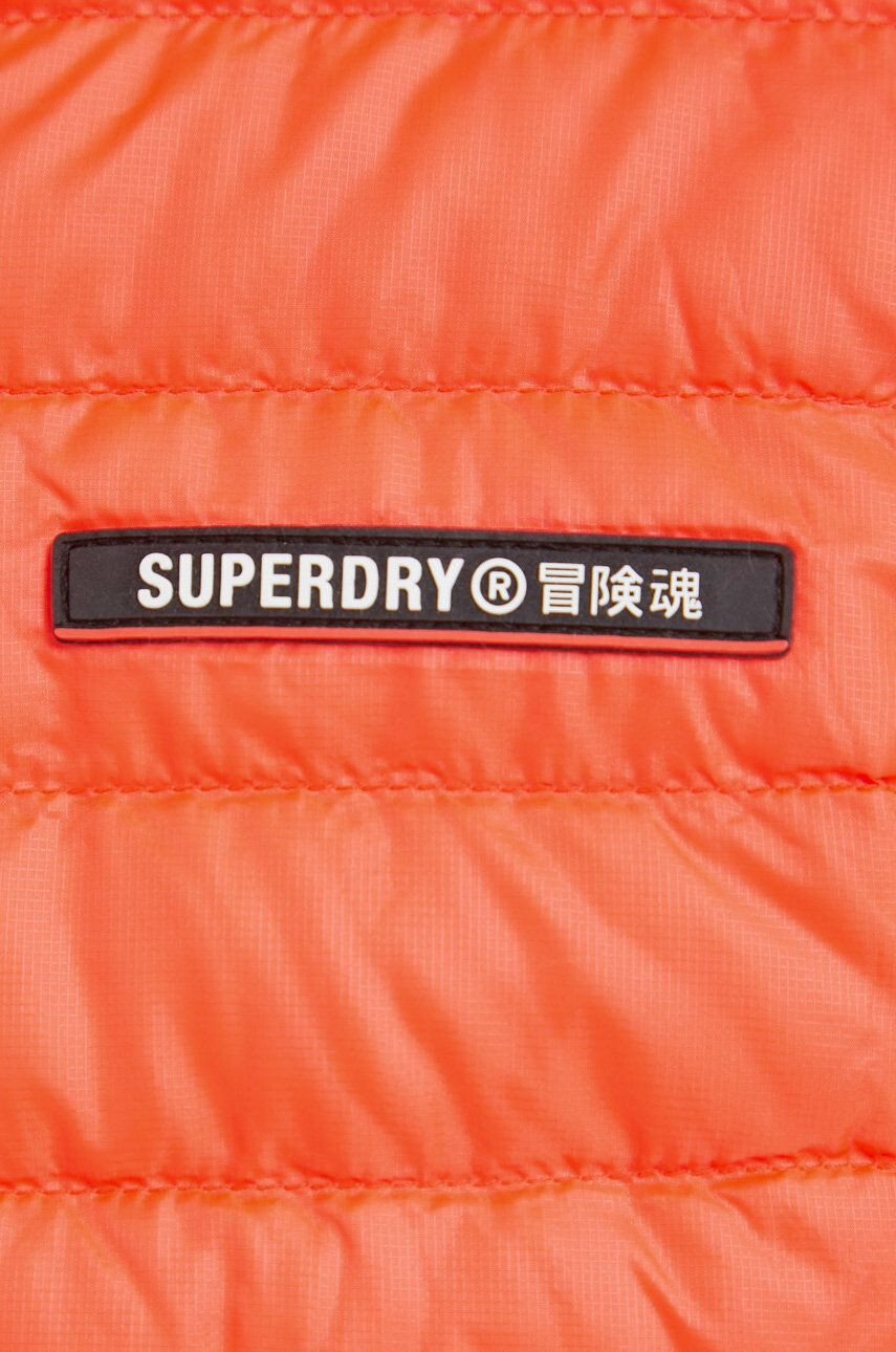 Superdry Bunda dámská oranžová barva přechodná - Pepit.cz