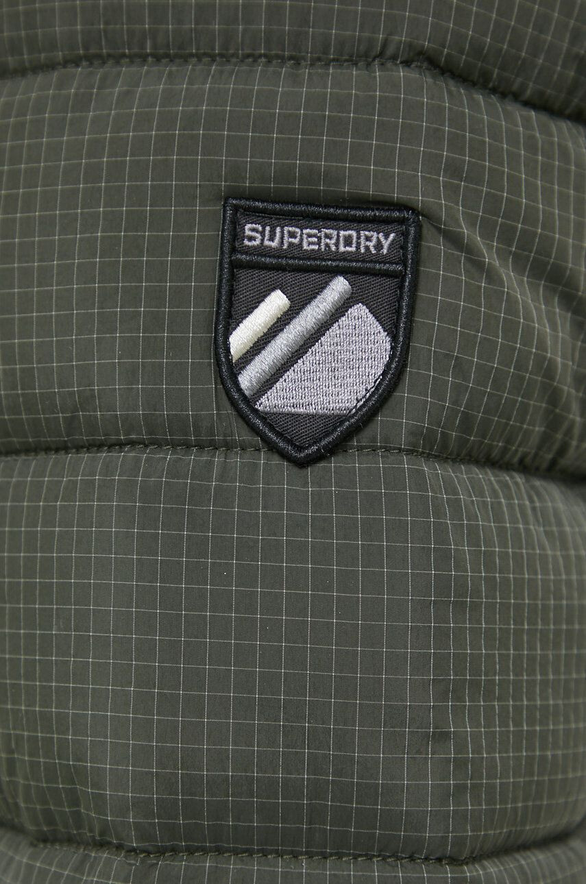 Superdry Bunda dámská zelená barva přechodná - Pepit.cz