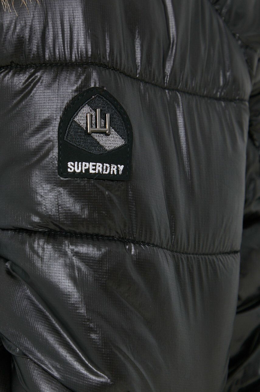 Superdry Bunda dámská černá barva přechodná - Pepit.cz