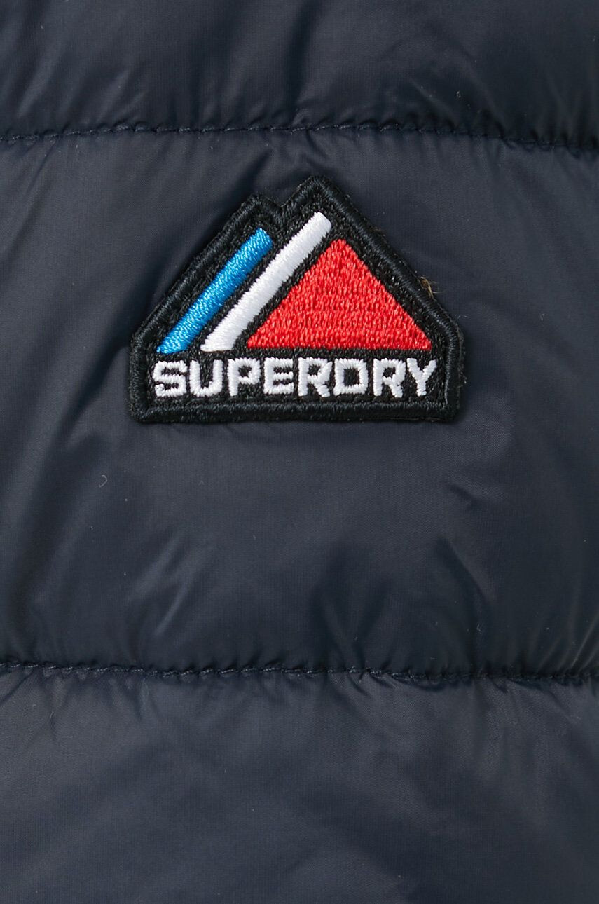 Superdry Bunda dámská tmavomodrá barva zimní - Pepit.cz