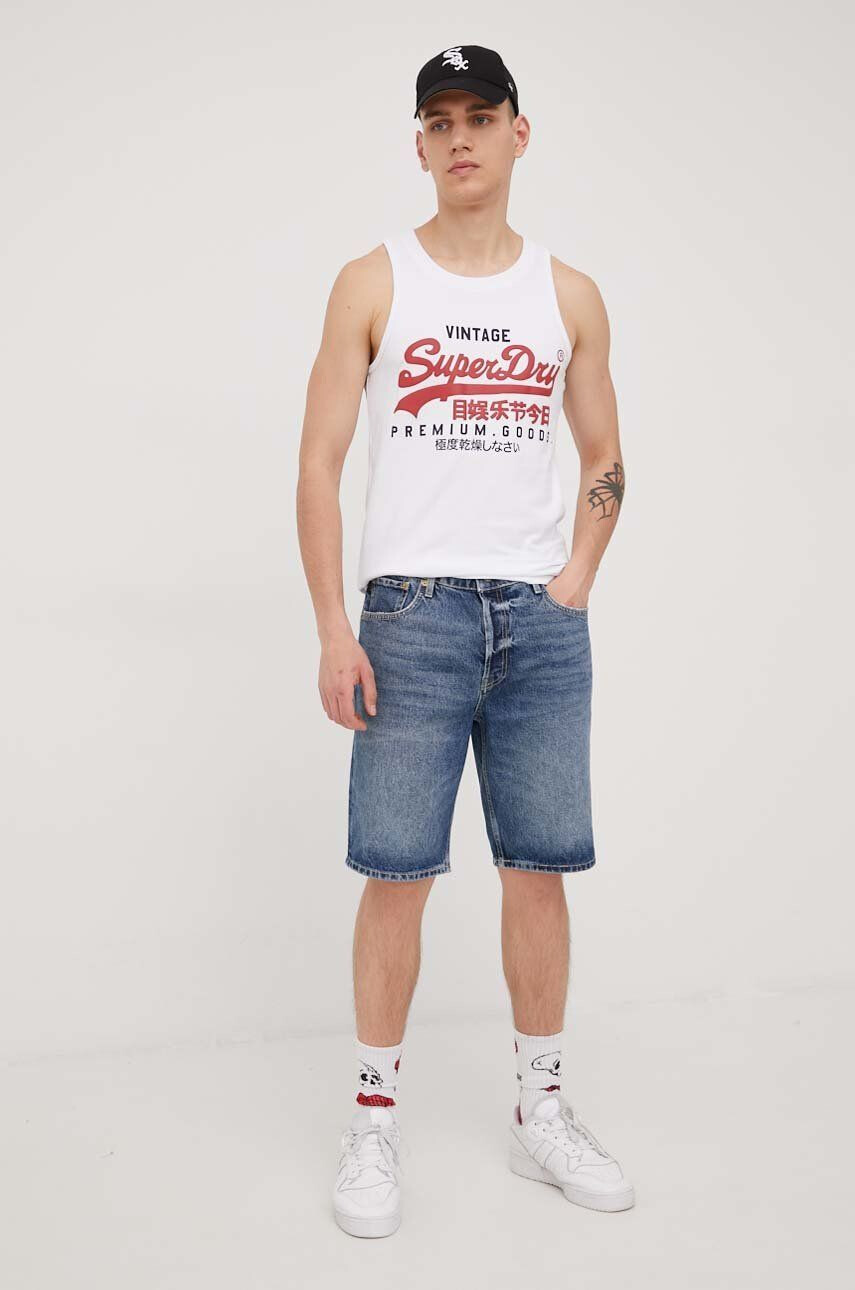 Superdry Džínové šortky dámské high waist - Pepit.cz