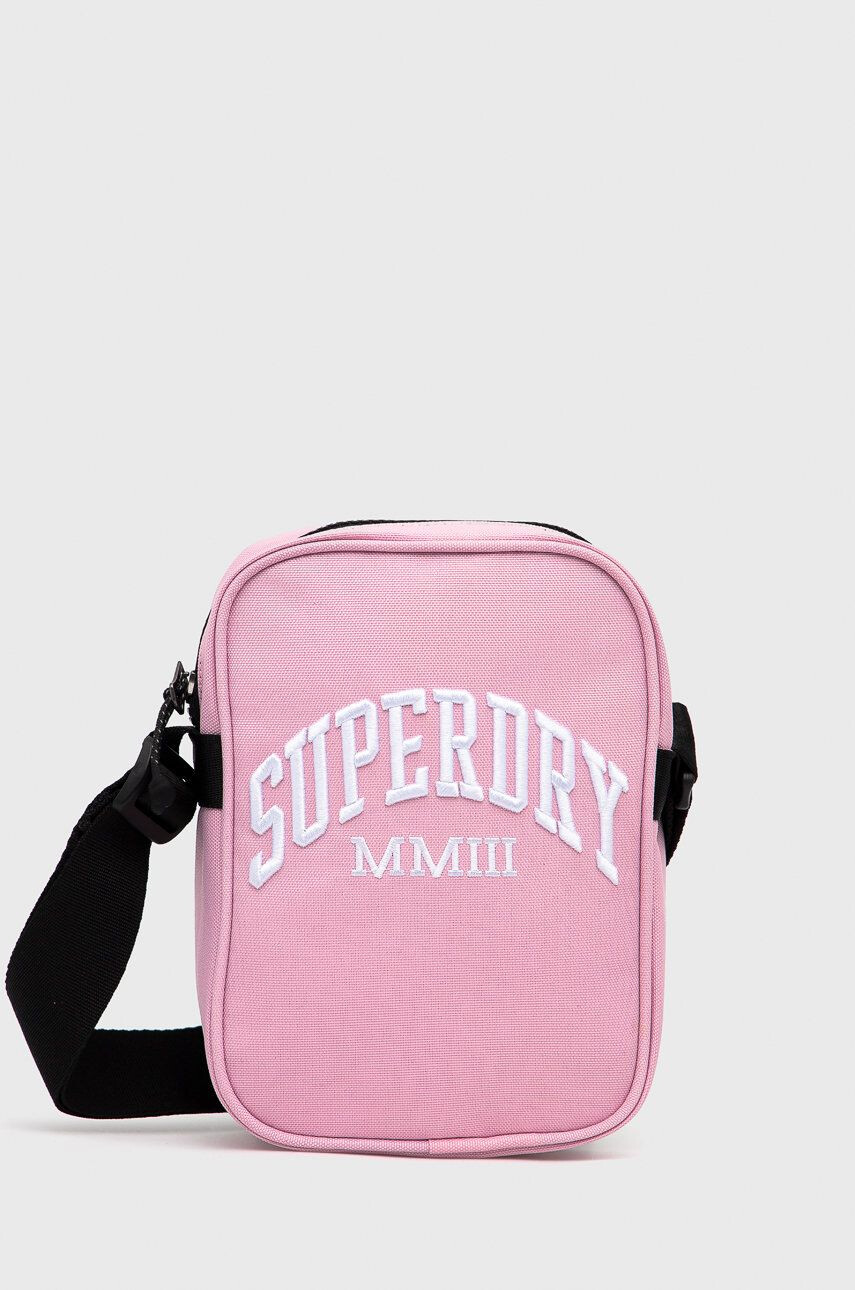 Superdry Ledvinka růžová barva - Pepit.cz