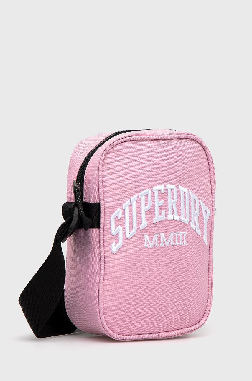 Superdry Ledvinka růžová barva - Pepit.cz