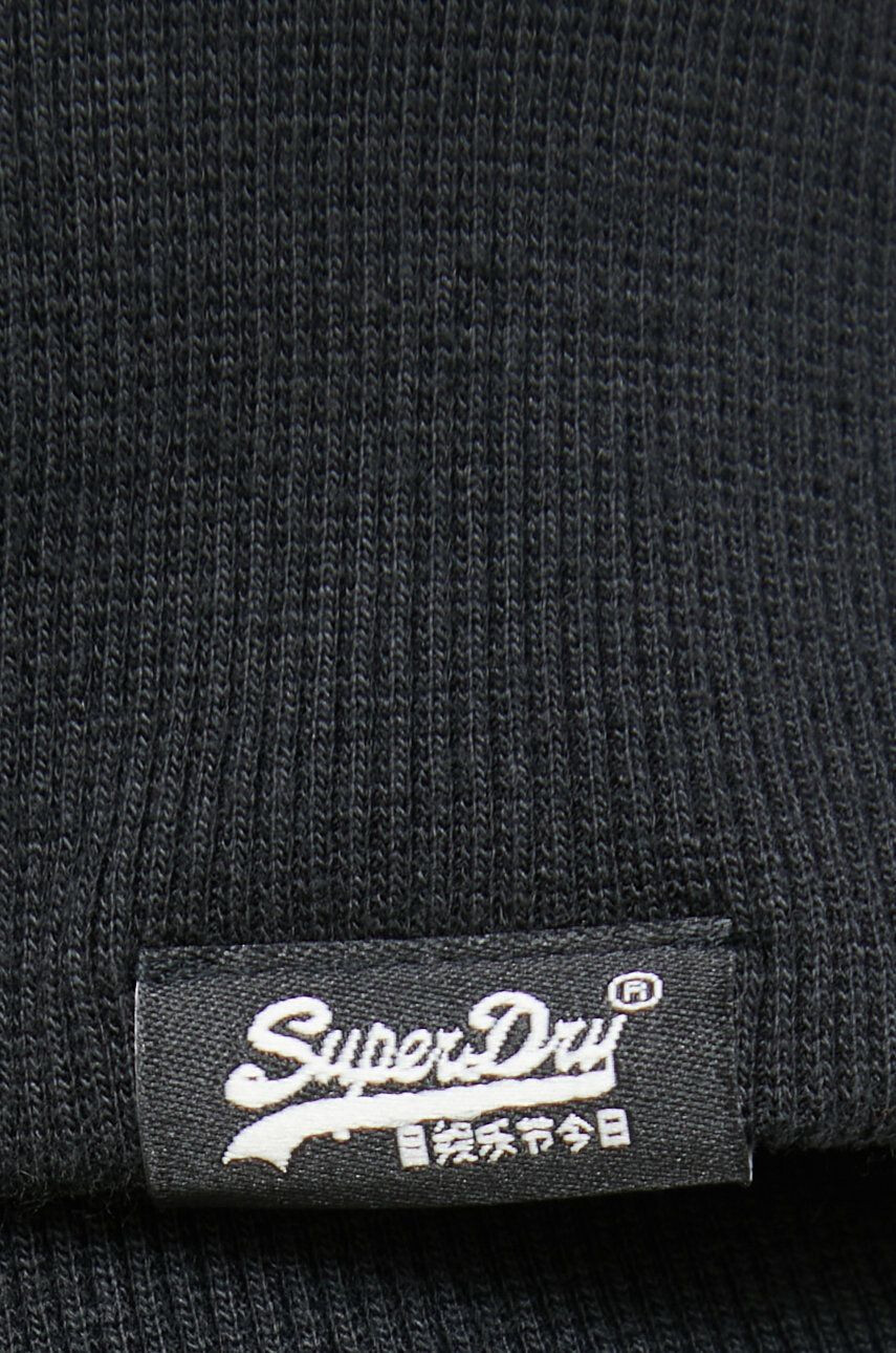 Superdry Mikina dámská černá barva hladká - Pepit.cz