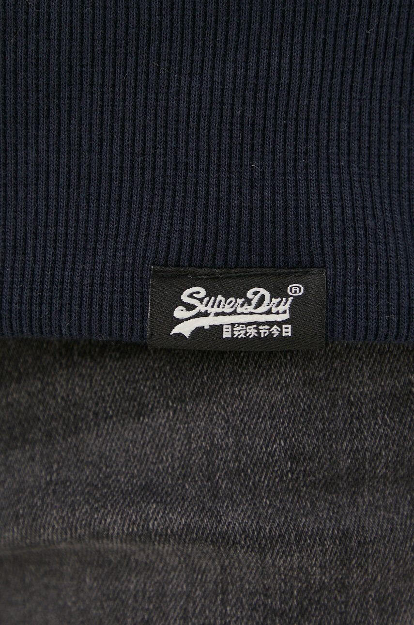 Superdry Mikina dámská tmavomodrá barva hladká - Pepit.cz