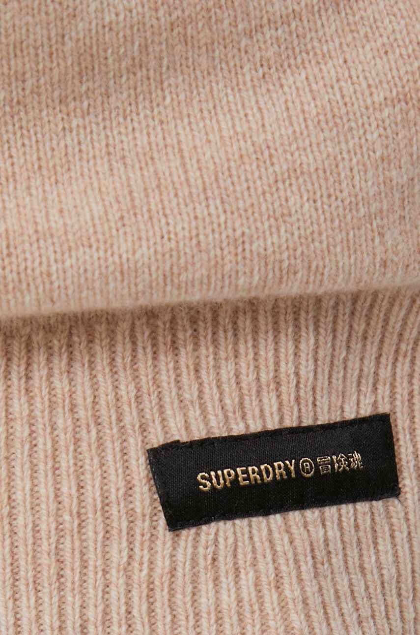 Superdry Vlněný svetr pánský béžová barva - Pepit.cz