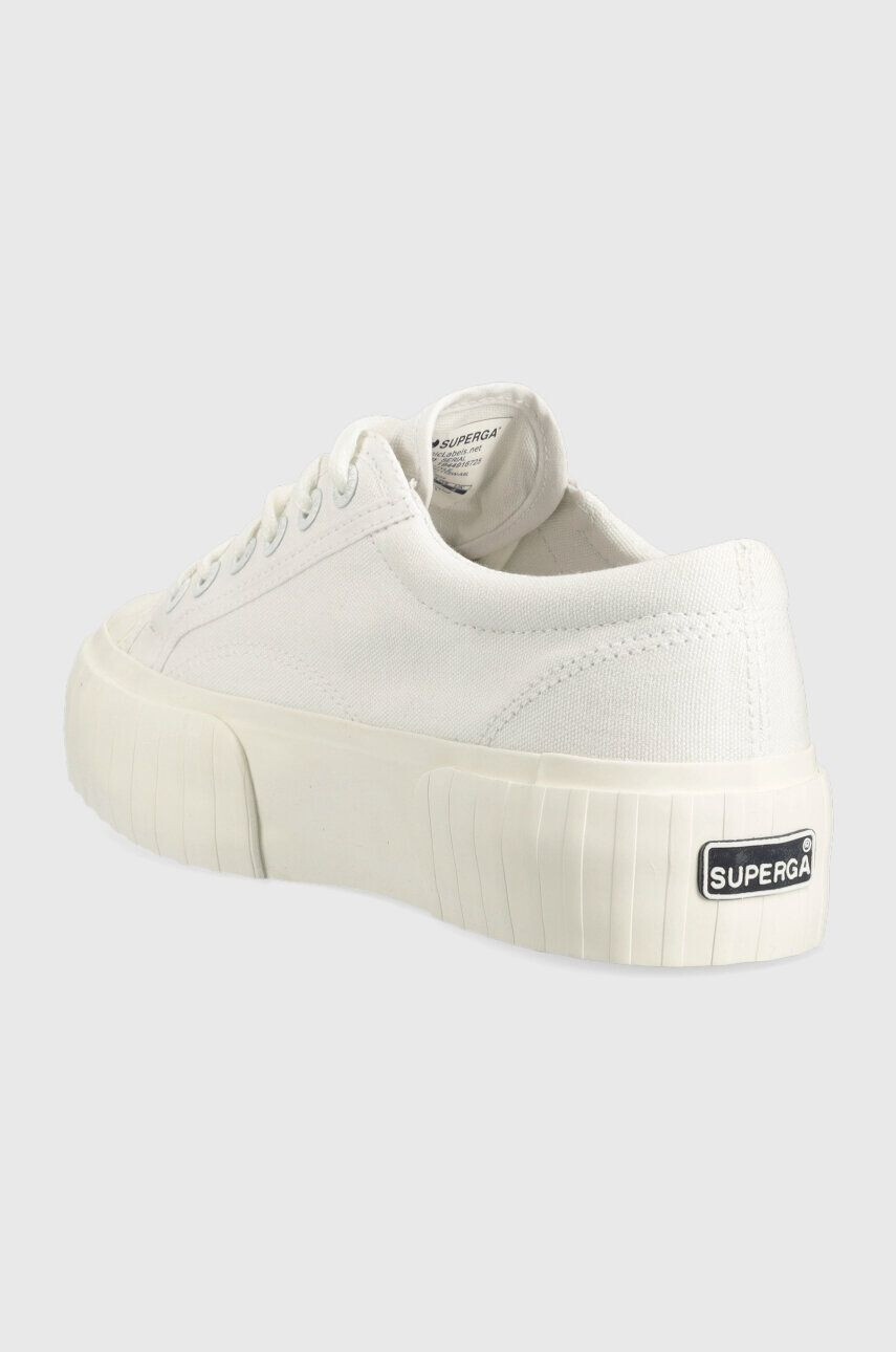 Superga Tenisky 2631 STRIPE PLATFORM dámské bílá barva S5111SW - Pepit.cz