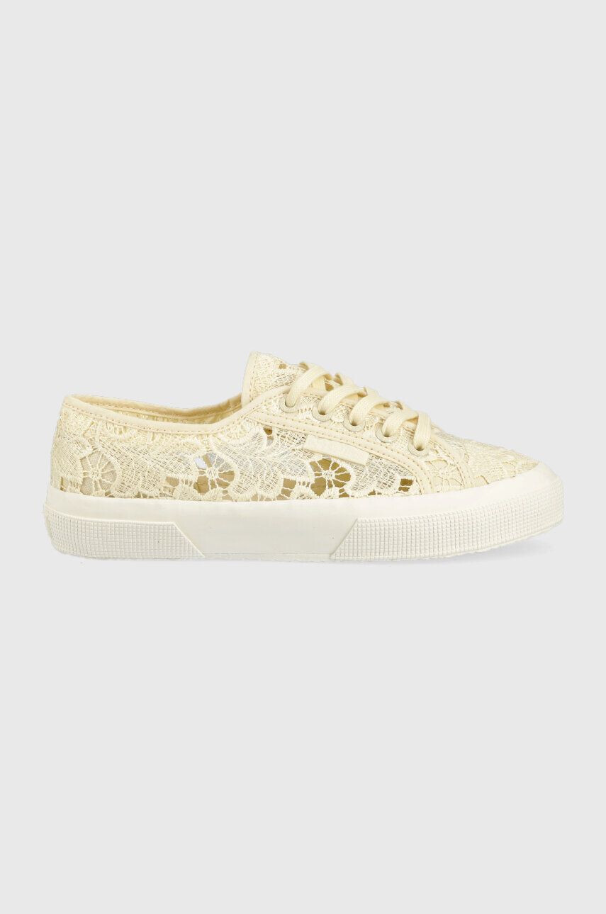 Superga Tenisky 2750 MACRAME dámské béžová barva S81219W - Pepit.cz