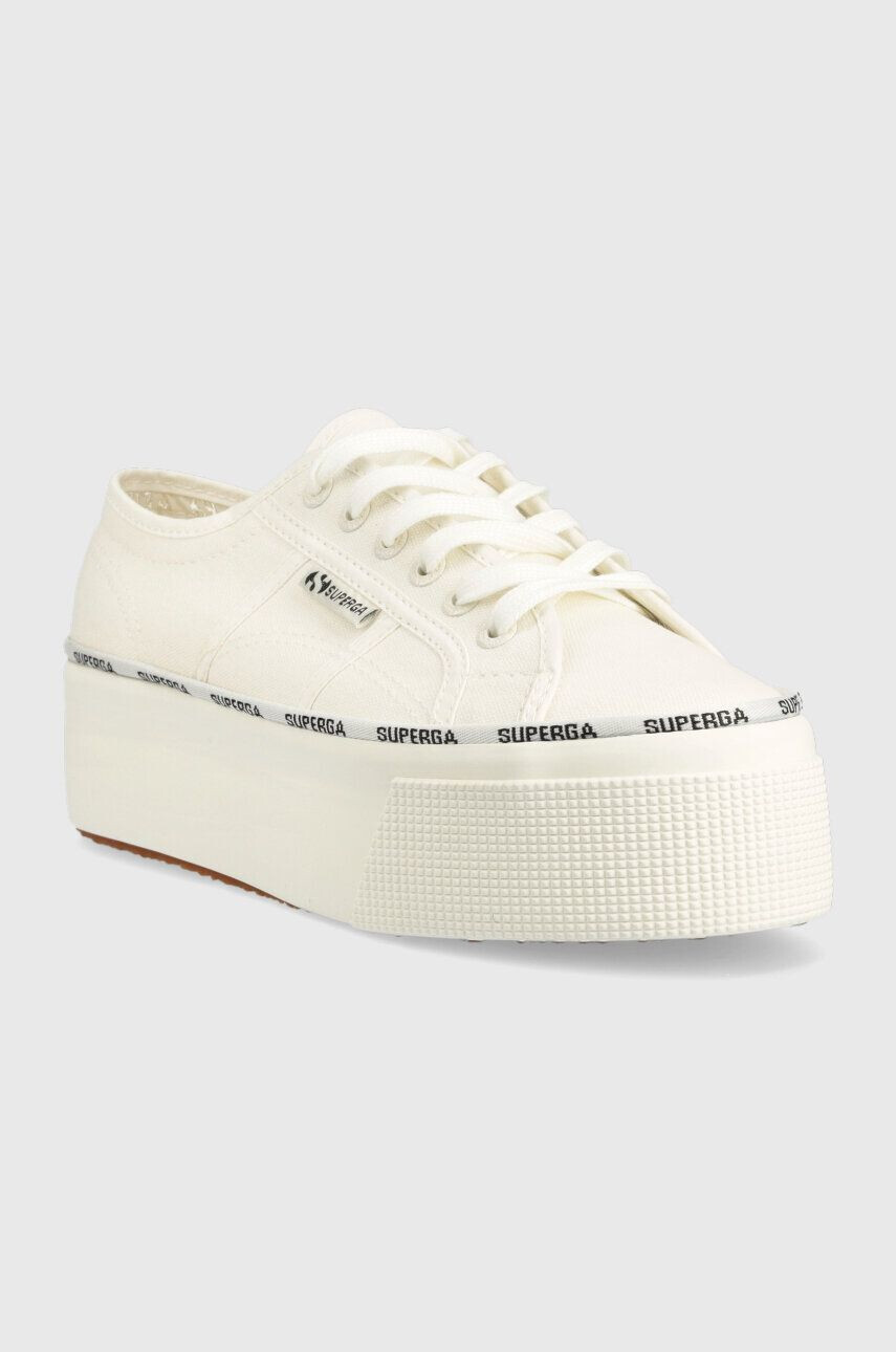 Superga Tenisky 2790 LOGO PIPING dámské bílá barva S3125LW - Pepit.cz