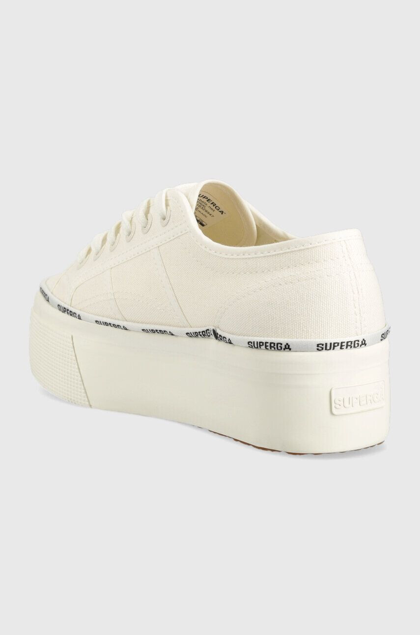 Superga Tenisky 2790 LOGO PIPING dámské bílá barva S3125LW - Pepit.cz