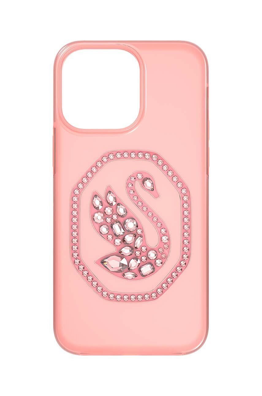 Swarovski Obal na telefon 5649848 SIGNUM 14 PRO MAX růžová barva - Pepit.cz