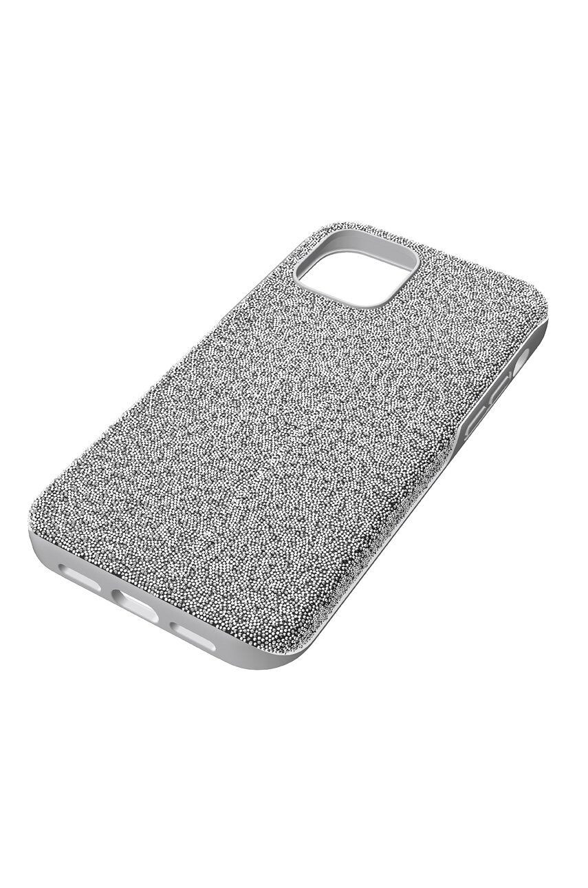 Swarovski Obal na telefon iPhone 12/12 Pro High od značky šedá barva - Pepit.cz