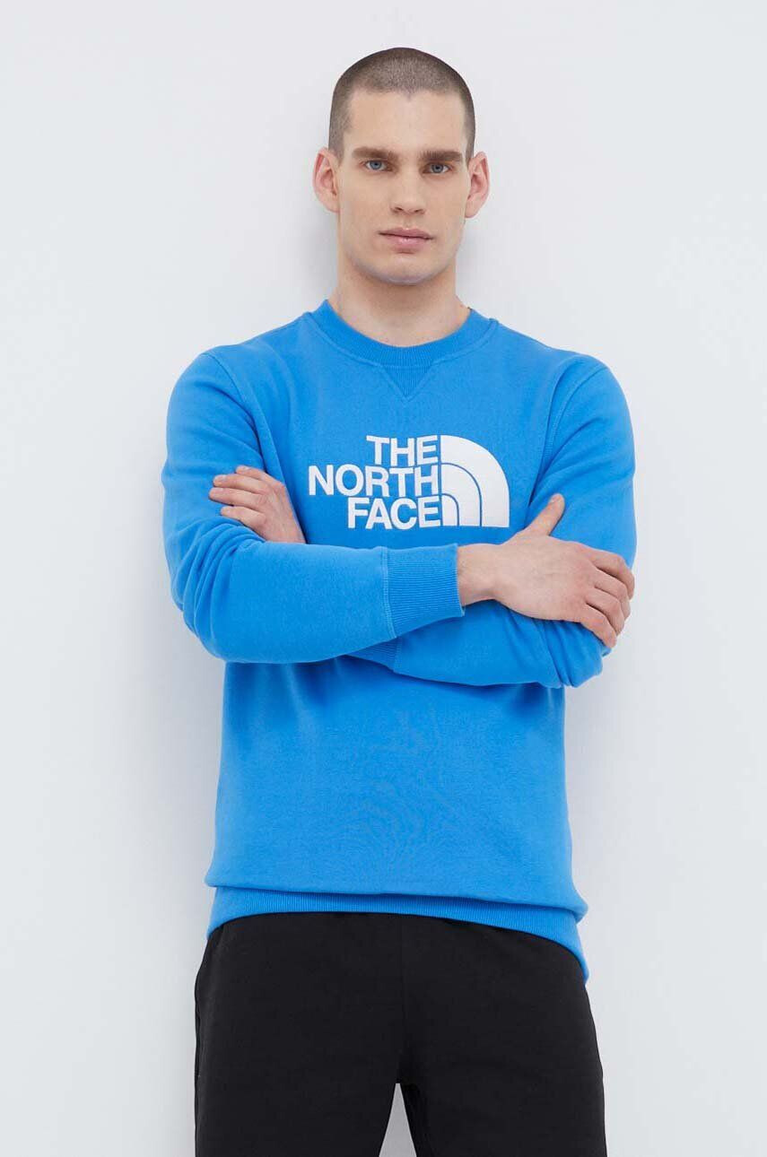 The North Face Bavlněná mikina pánská s aplikací - Pepit.cz