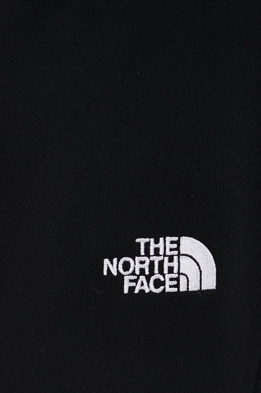 The North Face Bavlněné kalhoty pánské černá barva hladké - Pepit.cz