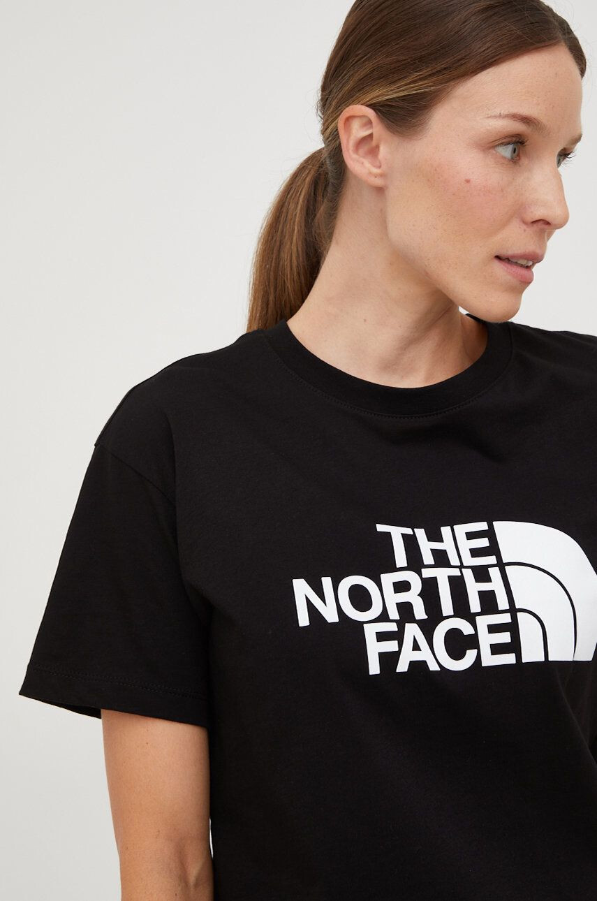 The North Face Bavlněné tričko černá barva NF0A4T1RJK31-JK31 - Pepit.cz