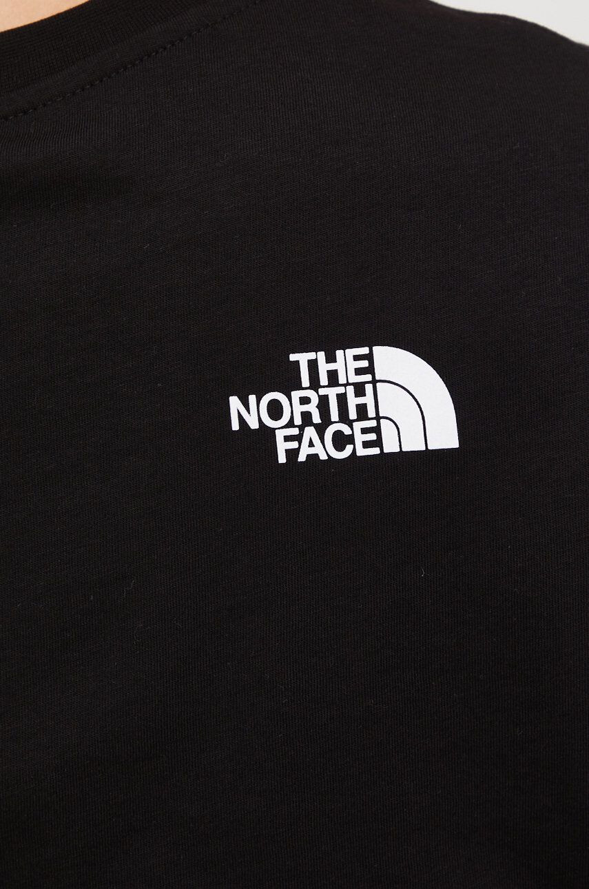 The North Face Bavlněné tričko černá barva NF0A4T1RJK31-JK31 - Pepit.cz