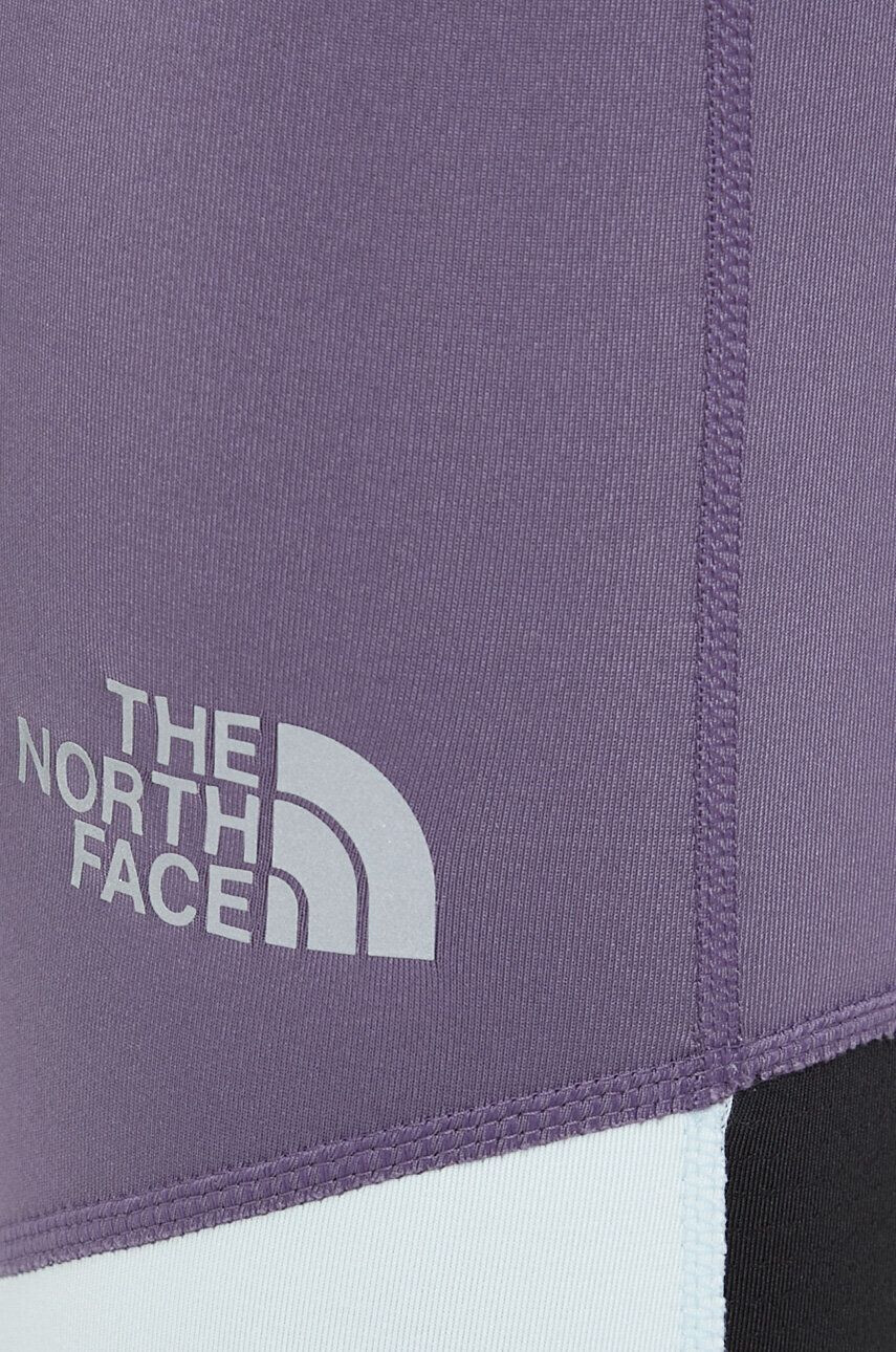 The North Face Běžecké legíny fialová barva - Pepit.cz