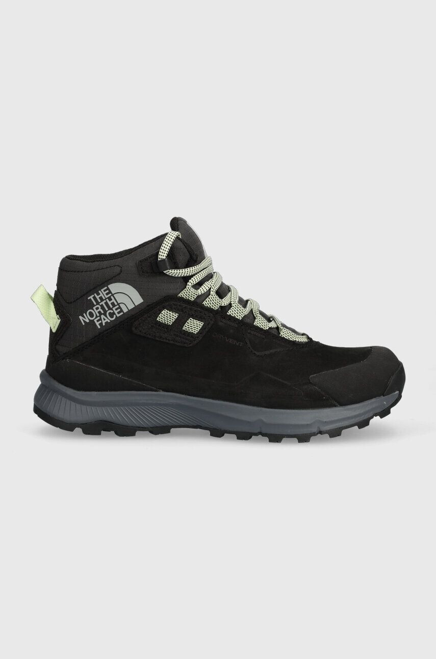 The North Face Boty Cragstone Leather Mid WP dámské černá barva - Pepit.cz