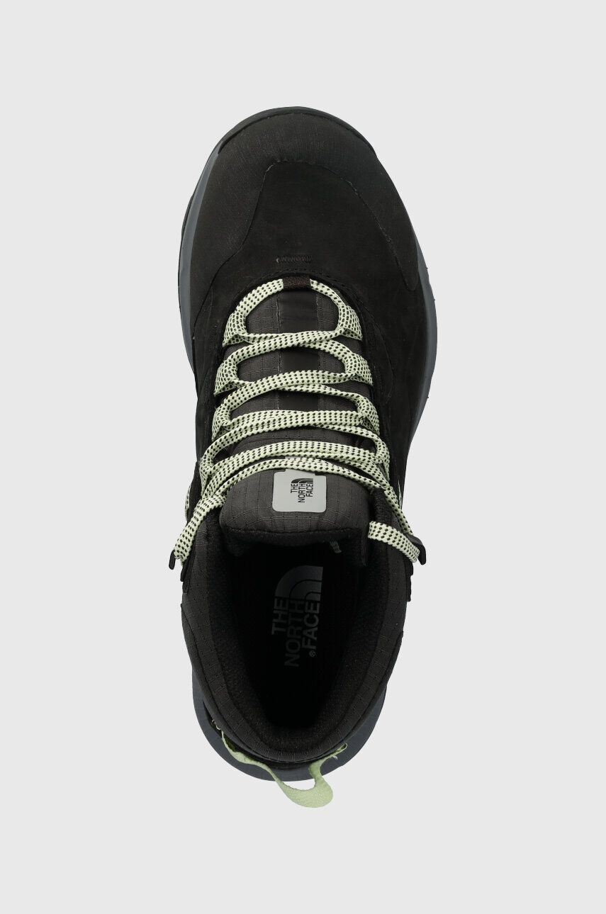 The North Face Boty Cragstone Leather Mid WP dámské černá barva - Pepit.cz