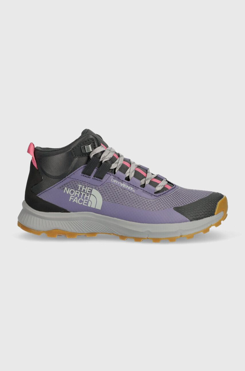 The North Face Boty Cragstone Mid Waterproof dámské fialová barva - Pepit.cz