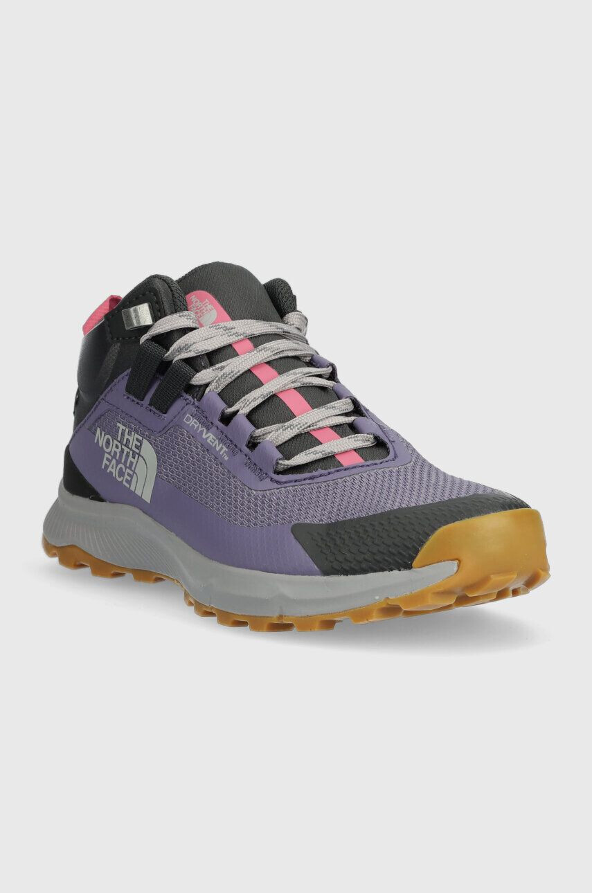 The North Face Boty Cragstone Mid Waterproof dámské fialová barva - Pepit.cz