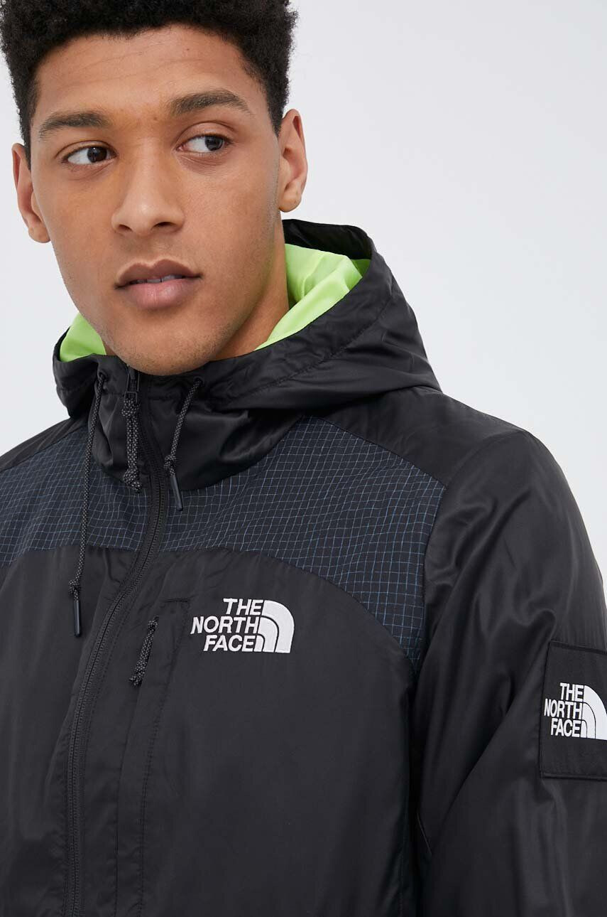 The North Face Bunda CONVIN ANORAK pánská černá barva přechodná oversize - Pepit.cz