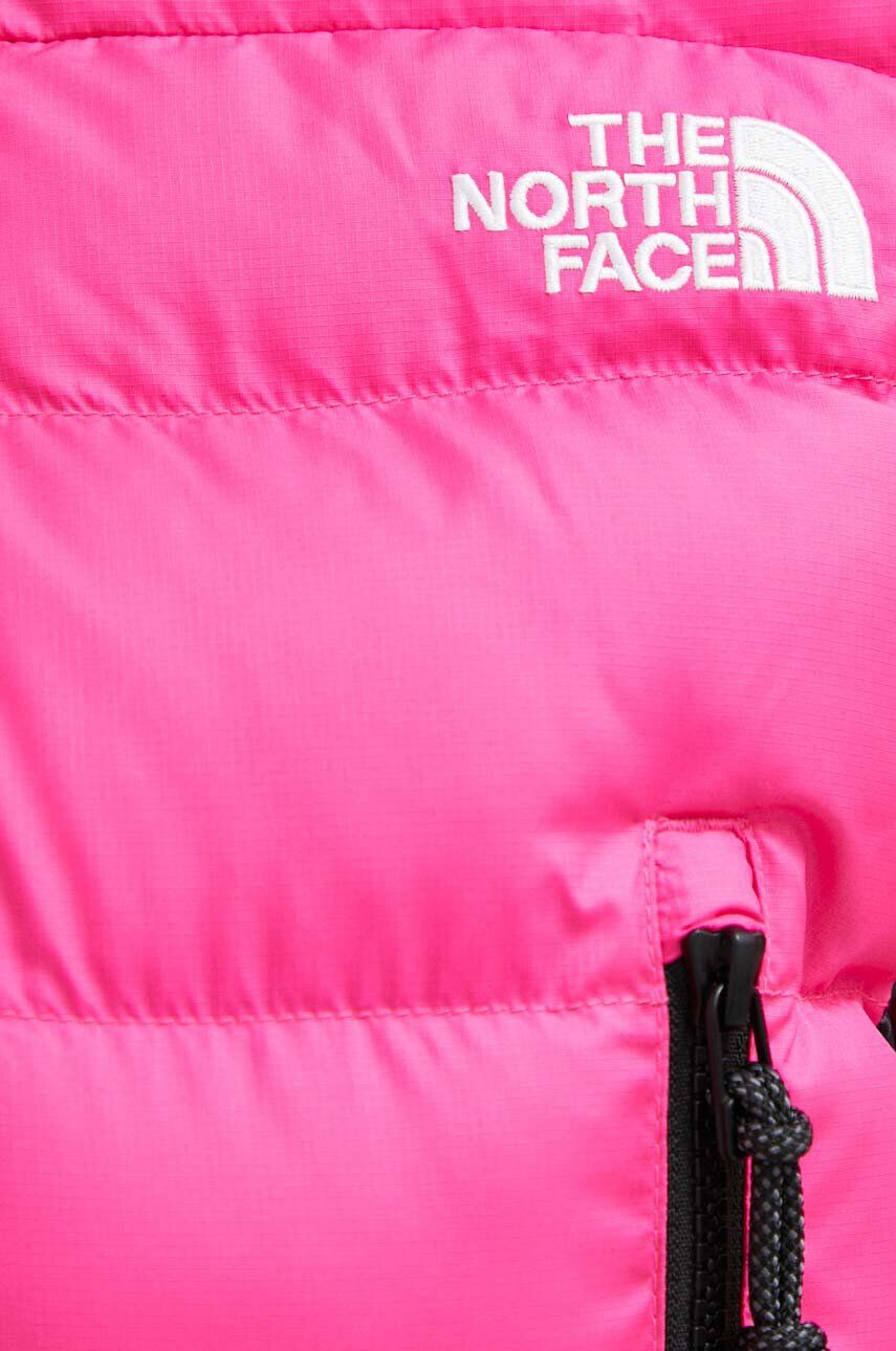 The North Face Bunda RUSTA PUFFER dámská růžová barva zimní - Pepit.cz