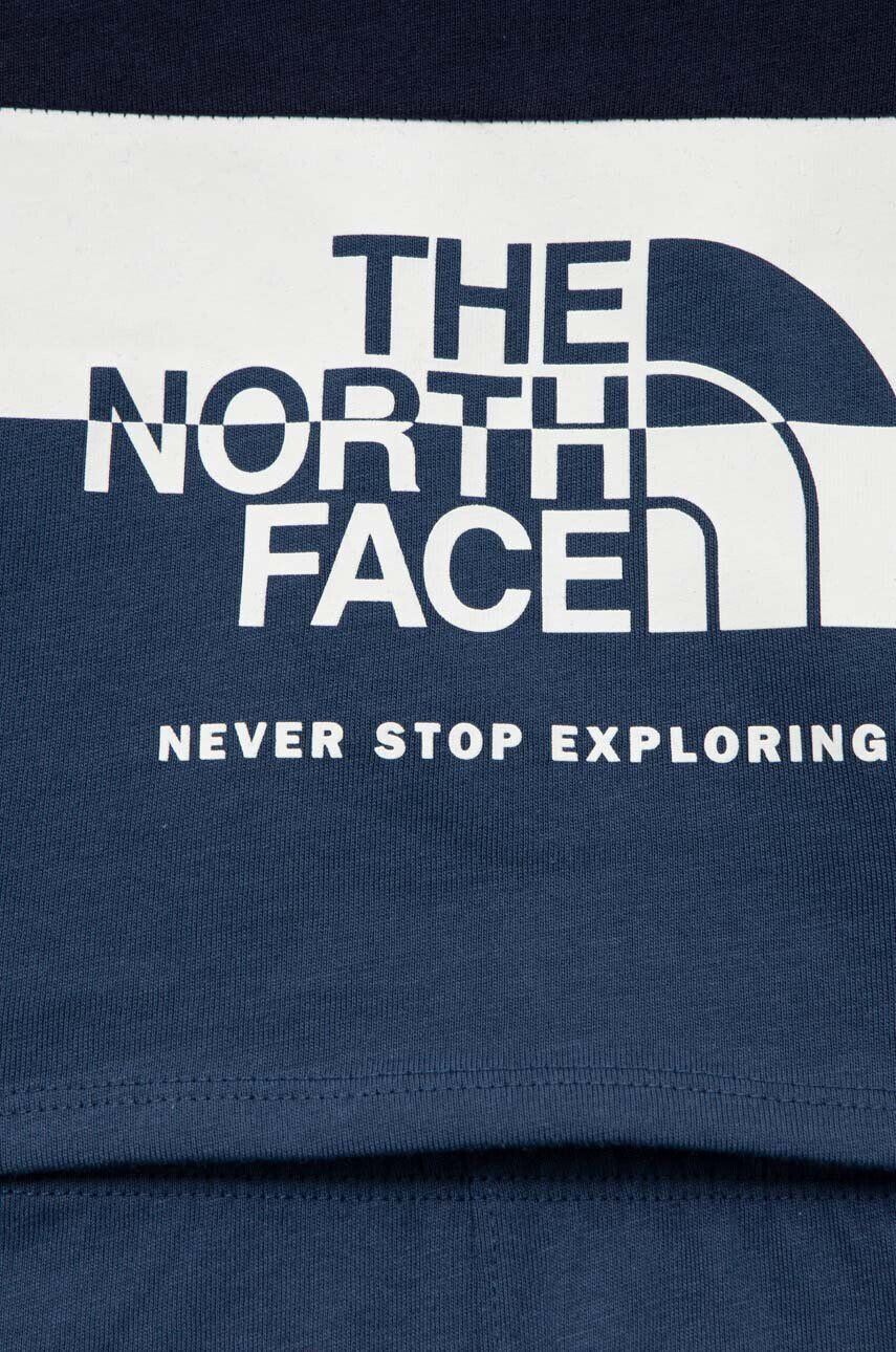 The North Face Dětská bavlněná souprava šedá barva - Pepit.cz