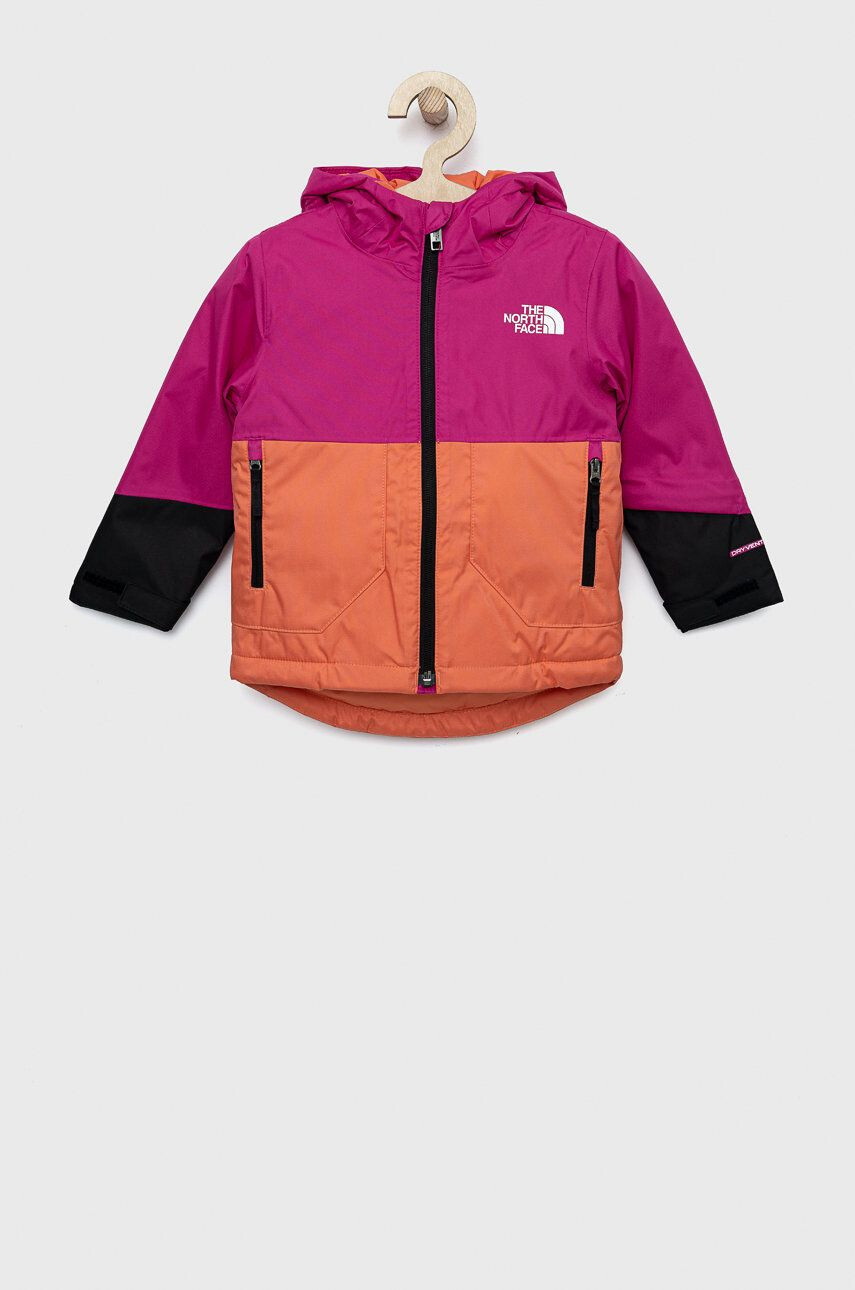 The North Face Dětská bunda růžová barva - Pepit.cz