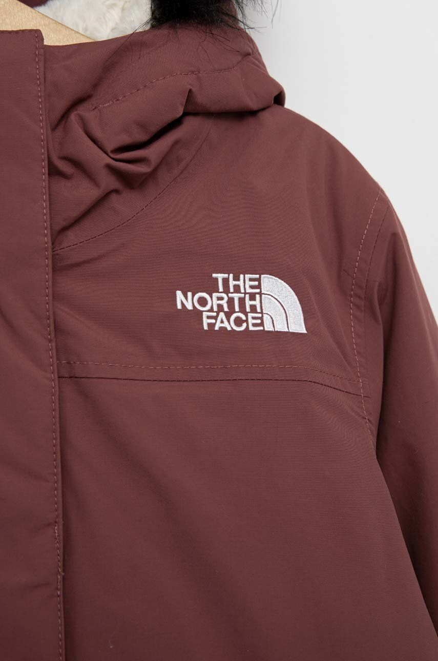 The North Face Dětská péřová bunda růžová barva - Pepit.cz