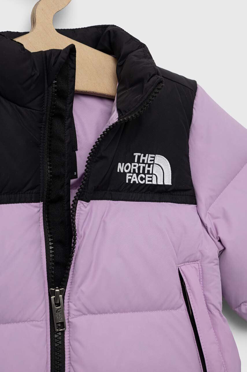 The North Face Dětská péřová bunda fialová barva - Pepit.cz