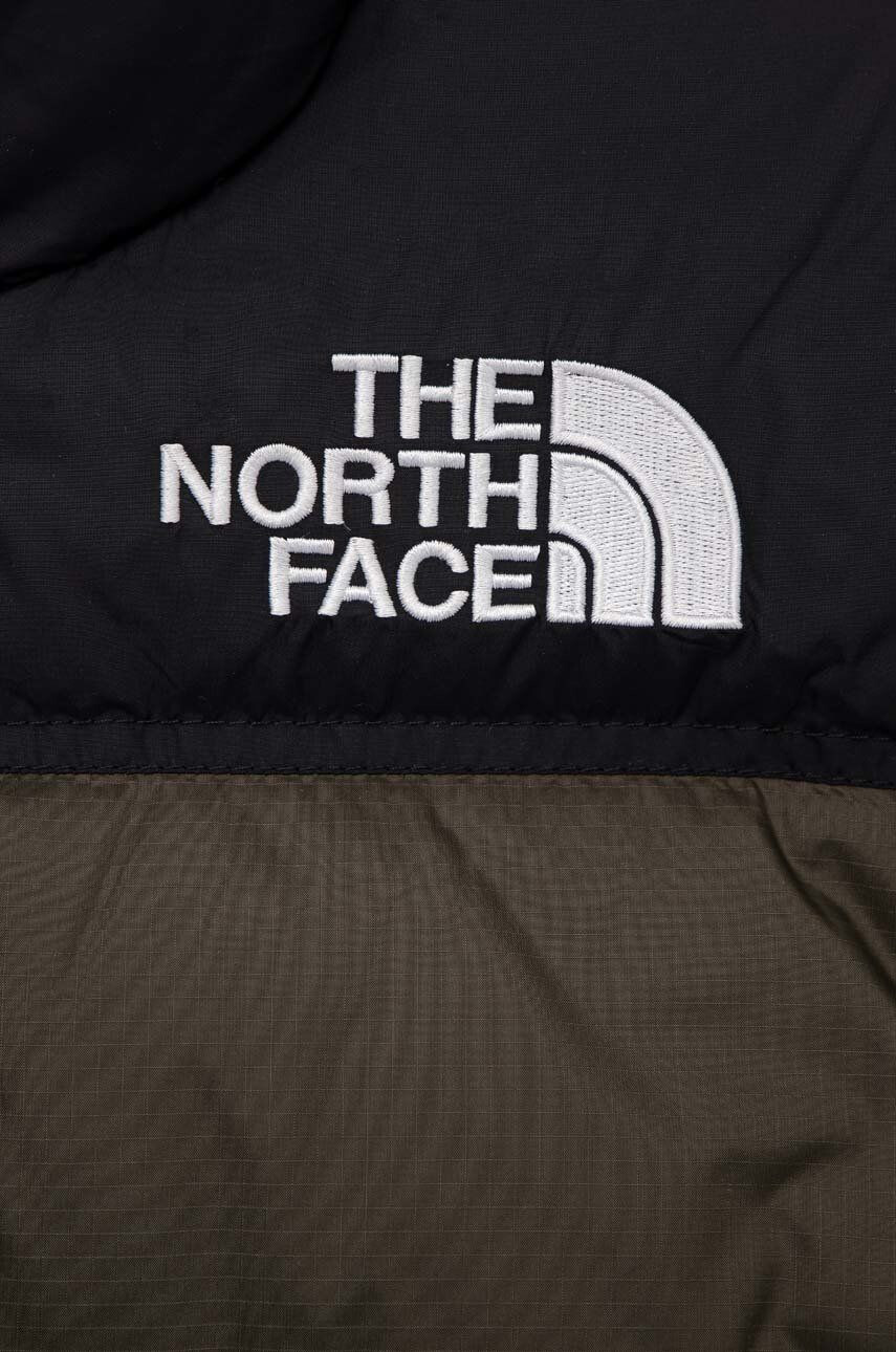 The North Face Dětská péřová bunda zelená barva - Pepit.cz