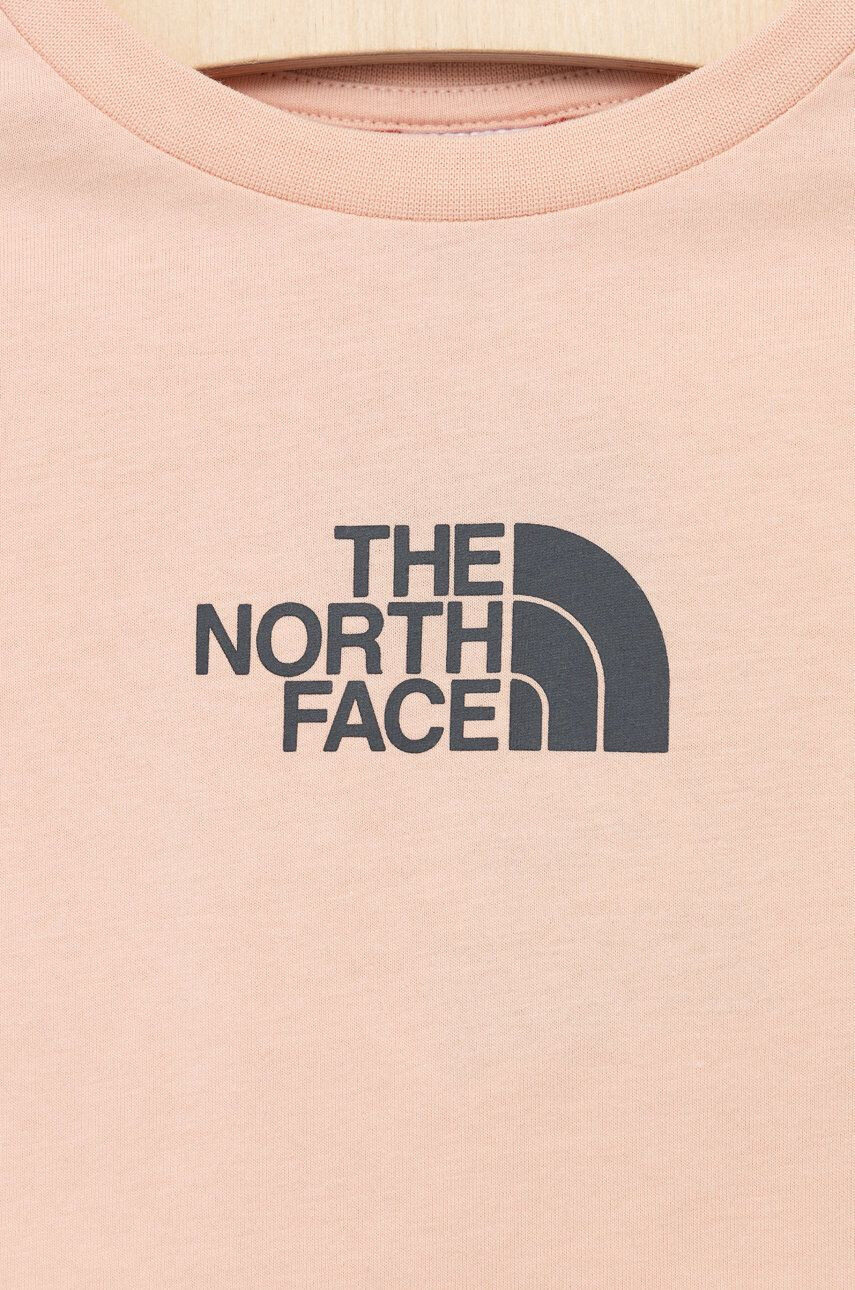 The North Face Dětské bavlněné tričko černá barva - Pepit.cz