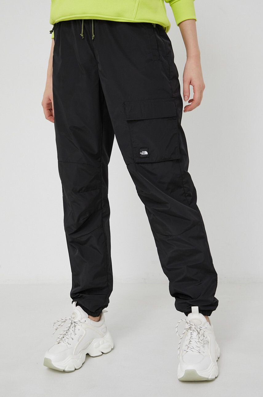 The North Face Kalhoty dámské černá barva jogger high waist - Pepit.cz