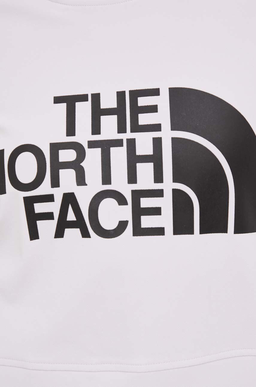 The North Face Mikina dámská fialová barva s kapucí s potiskem - Pepit.cz