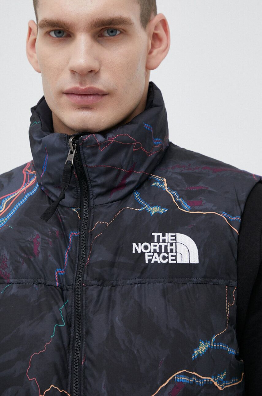 The North Face Oboustranná péřová vesta 1996 RETRO NUPTSE VEST černá barva - Pepit.cz