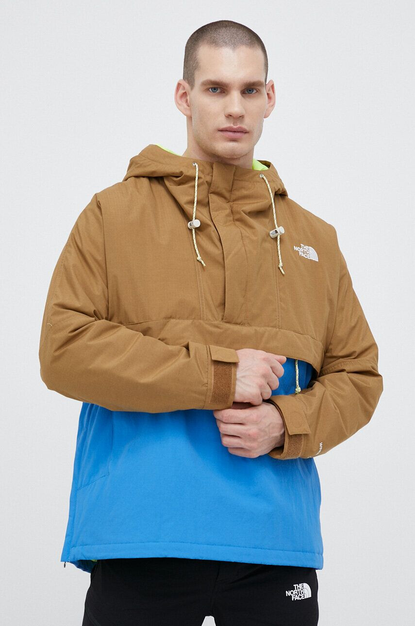 The North Face Outdoorová bunda 78 Low-Fi Hi-Tek hnědá barva - Pepit.cz