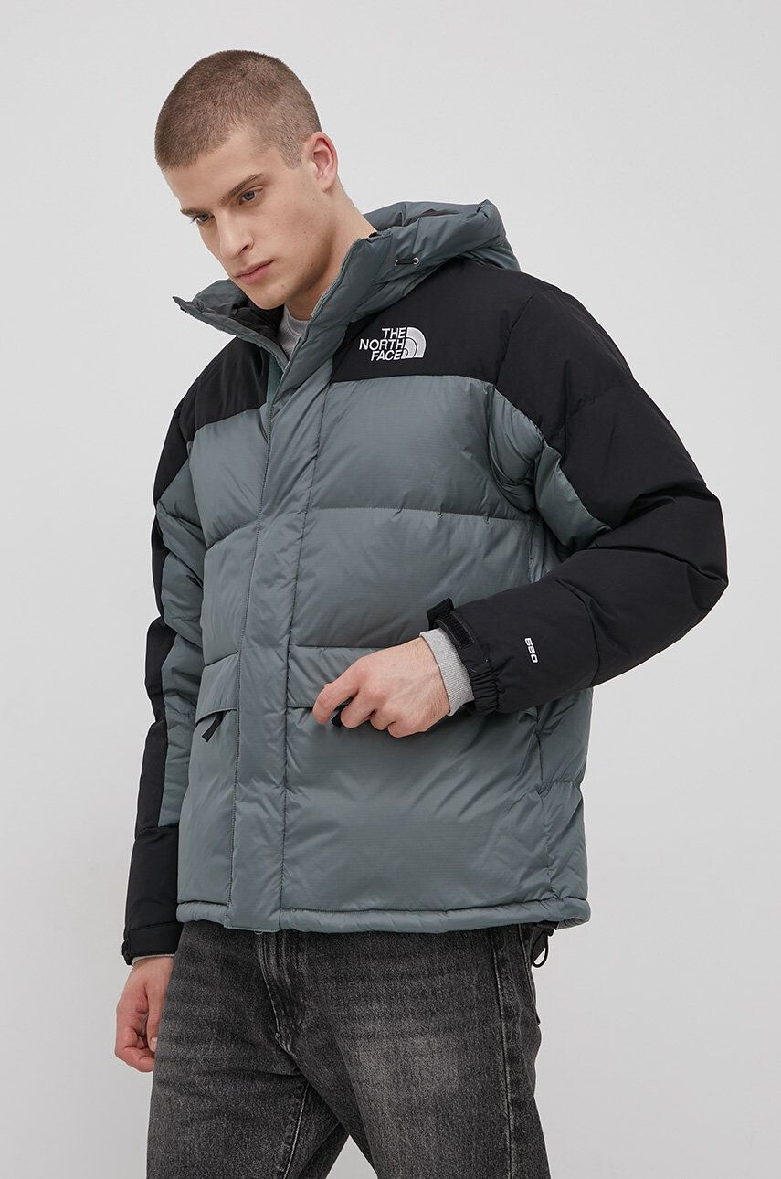 The North Face Péřová bunda pánská zelená barva zimní - Pepit.cz