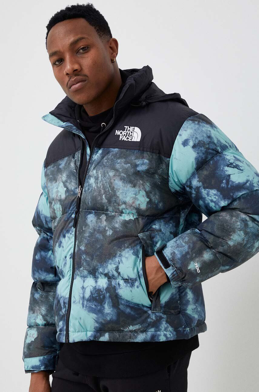 The North Face Péřová bunda m printed 1996 retro nuptse jacket - Pepit.cz